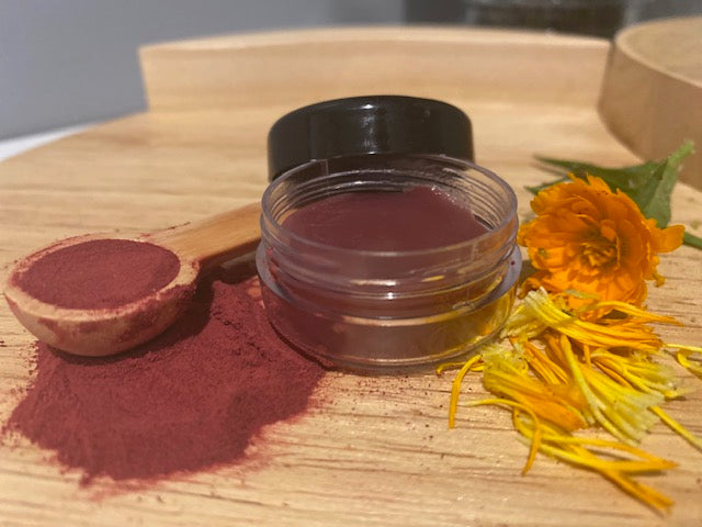 Herbal Lip Glow: Calendula & Beetroot Lip Balm